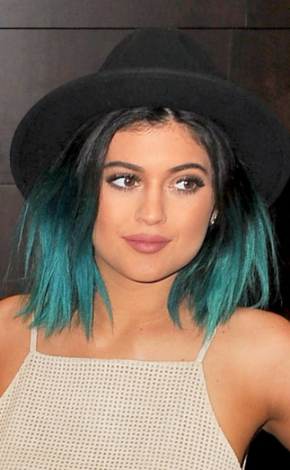 Kylie Jenner Teal Hair