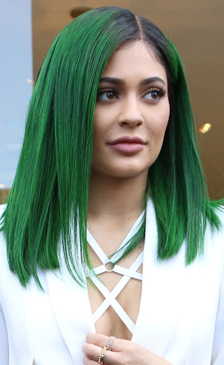 Kylie Jenner Green Hair