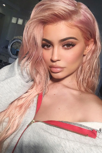 Kylie Jenner Rose Gold Hair